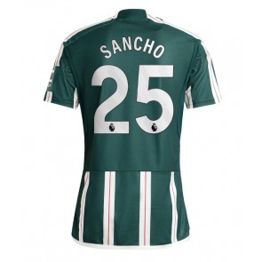 Manchester United Jadon Sancho #25 Koszulka Wyjazdowych 2023-24 Krótki Rękaw